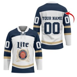 Personalized Miller Lite Hockey Jersey - Flexiquor.com