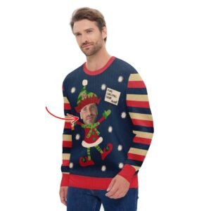 Personalized Miller Lite Make Christmas Drunk Again Ugly Sweater - Flexiquor.com