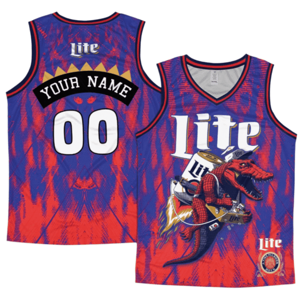 Personalized Miller Lite Rocket Alligator Men's Tank Top
