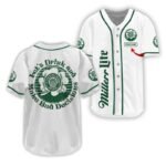 Personalized Miller Lite St Patrick's Day Baseball Jersey