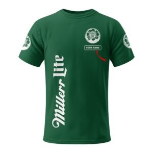Personalized Miller Lite St Patrick's Day T-Shirt - Flexiquor.com