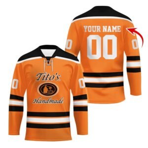 Personalized Tito's Color Stripe Hockey Jersey