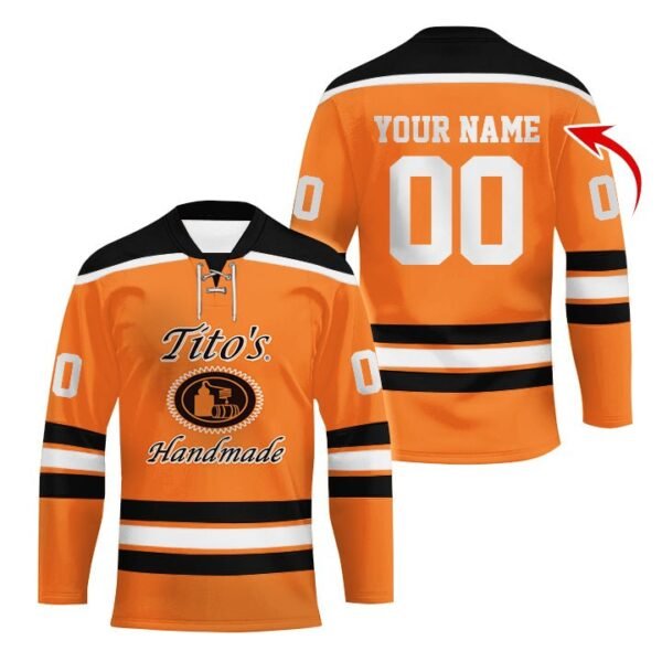 Personalized Tito's Color Stripe Hockey Jersey