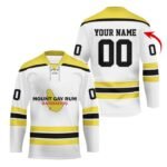 Personalized Mount Gay Color Stripe Hockey Jersey