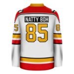 Personalized National Bohemian Stripe Hockey Jersey