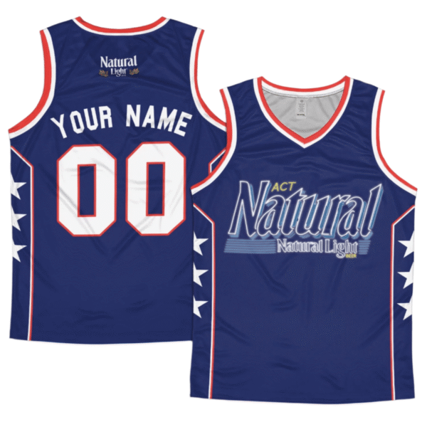 Personalized Natural Light Super Star Men's Tank Top