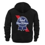 Personalized Pabst Blue Ribbon Quarter Zip Hooded Sweatshirt