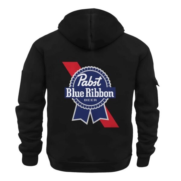 Personalized Pabst Blue Ribbon Quarter Zip Hooded Sweatshirt