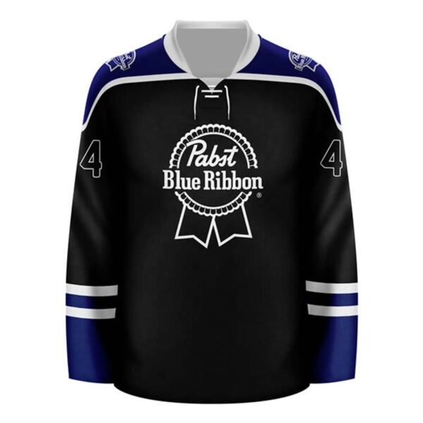 Personalized Pabst Blue Ribbon Basic Hockey Jersey