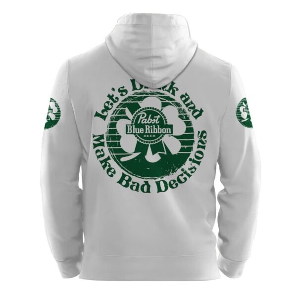 Personalized Pabst Blue Ribbon St Patrick's Day Hoodie & Zip Hoodie