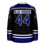 Personalized Pabst Blue Ribbon White Stripe Hockey Jersey