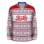 Pepsi Cola Retro Pattern Hockey Jersey