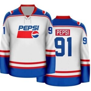 Personalized Pepsi Stripe Hockey Jersey