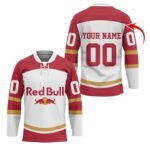 Personalized Red Bull Hockey Jersey