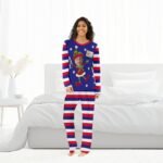 Personalized Face Red Bull Make Christmas Drink Again Family Pajamas Set