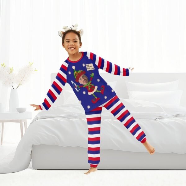 Personalized Face Red Bull Make Christmas Drink Again Family Pajamas Set