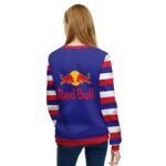 Personalized Red Bull Make Christmas Drunk Again Ugly Sweater