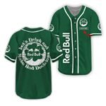 Personalized Red Bull St Patrick's Day Baseball Jersey