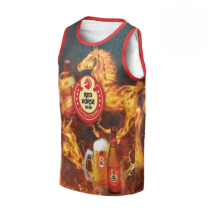 Personalized Red Horse Men's Tank Top