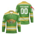 Personalized Sierra Nevada Color Stripe Hockey Jersey