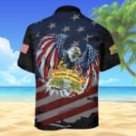 Personalized Sierra Nevada Freedom Eagle Polo Shirt