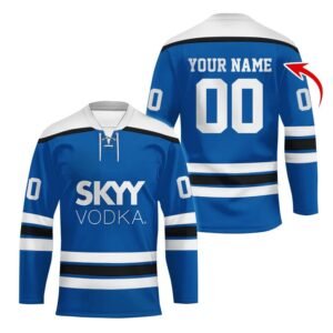 Personalized Skyy Color Stripe Hockey Jersey