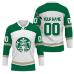 Personalized Starbucks Hockey Jersey