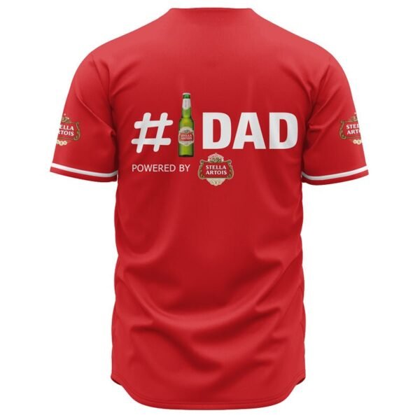 Personalized Stella Artois Happy Father's Day Baseball Jersey