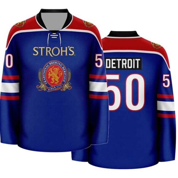 Personalized Stroh's Basic Hockey Jersey