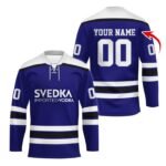Personalized Svedka Color Stripe Hockey Jersey