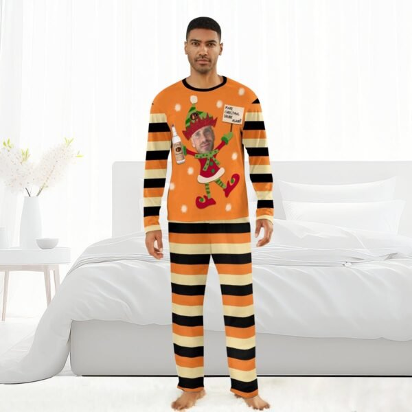 Personalized Face Tito's Make Christmas Drink Again Family Pajamas Set