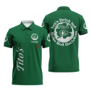 Personalized Tito's St Patrick's Day Polo Shirt