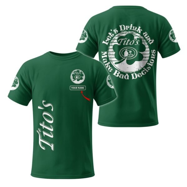 Personalized Tito's St Patrick's Day T-Shirt