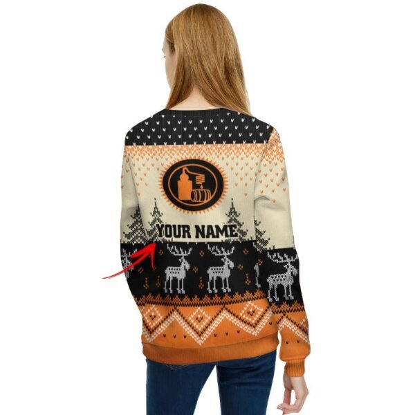 Personalized Tito's Winter Reindeer Ugly Sweater