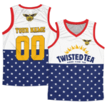 Personalized Twisted Tea American Flag Men's Tank Top