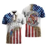Personalized White Claw Trump M.A.G.A Chapter Polo Shirt
