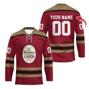Personalized Yuengling Color Stripe Hockey Jersey