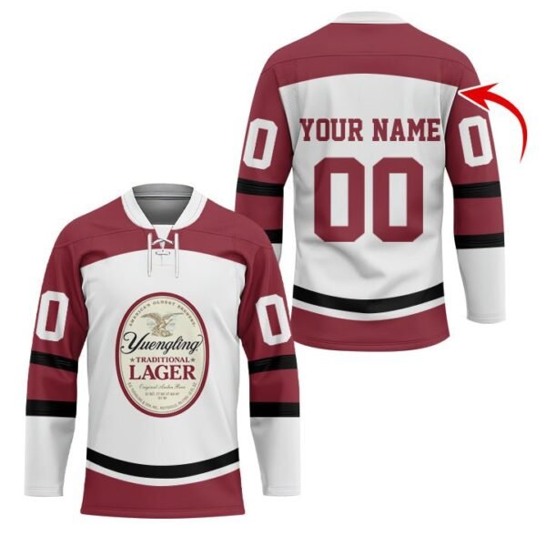 Personalized Yuengling Lager Hockey Jersey