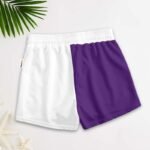 Purple White Crown Royal Women's Casual Shorts
