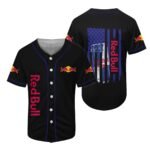 Red Bull American Flag Baseball Jersey
