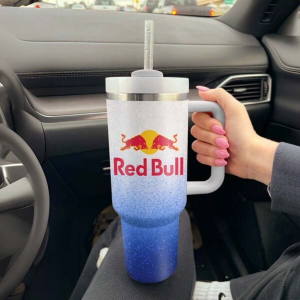 Red Bull Cat In The Hat 40oz Tumbler With Handle