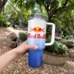 Red Bull Cat In The Hat 40oz Tumbler With Handle