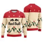 Red Bull Chrismas Cherry Ugly Sweater