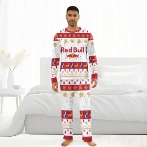 Red Bull Christmas Holiday Family Pajamas Set - Flexiquor.com