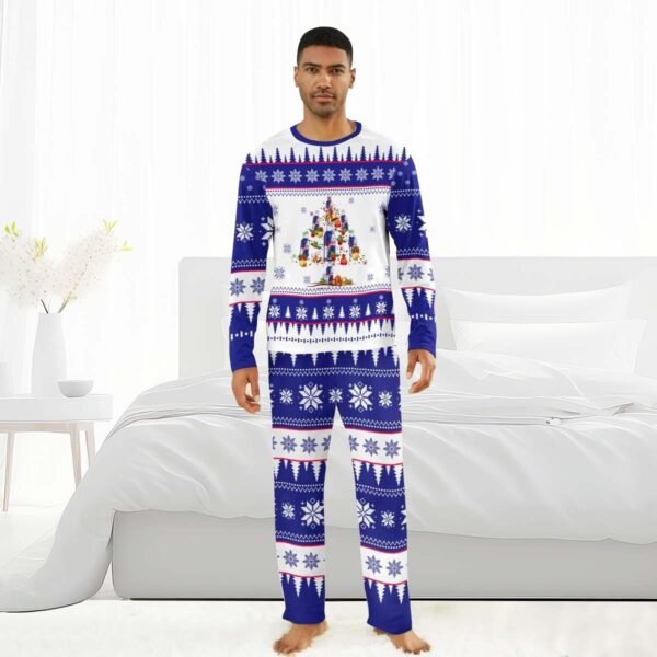 Red Bull Christmas Tree Family Pajamas Set