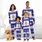 Red Bull Christmas Tree Family Pajamas Set
