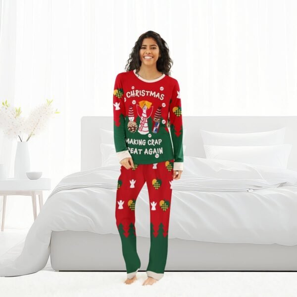 Red Bull Making Christmas Great Again Family Pajamas Set