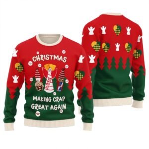 Red Bull Making Christmas Great Again Ugly Sweater