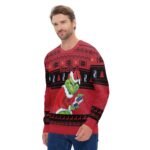 Red Bull Santa Grinch Ugly Sweater
