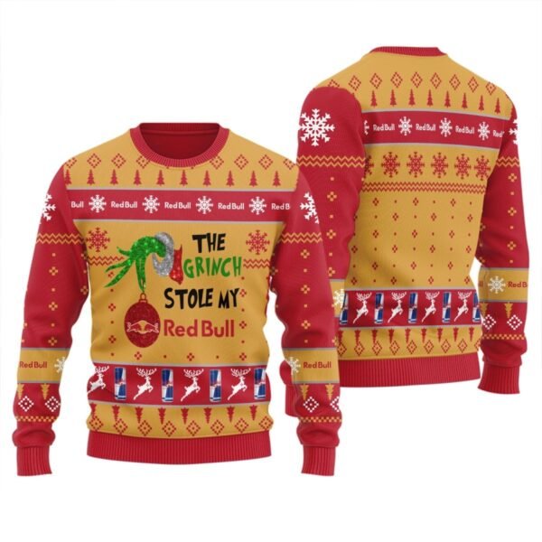 Red Bull The Grinch Stole Ugly Sweater